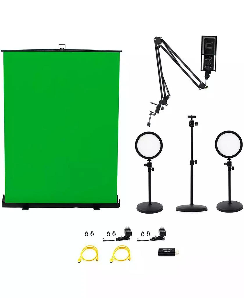 Ikan Homestream Video Kit #4 with 2x Desktop Lights, Pull-Up Green Screen
Podcast Microphone