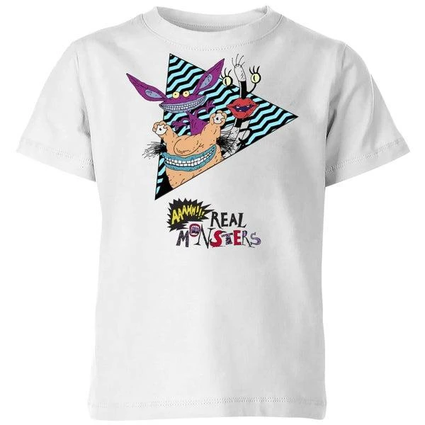 Original Hero AAAHH Real Monsters Kids' T-Shirt - White 1
