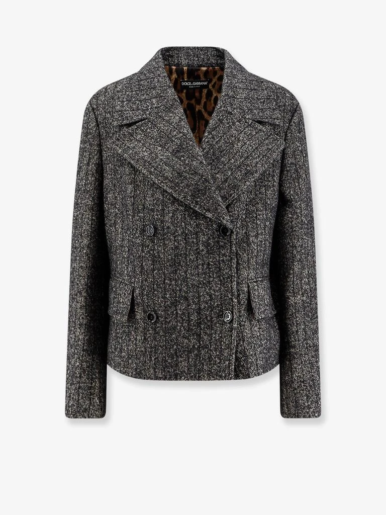 Dolce 
Gabbana Wool blend striped double-breasted blazer 1