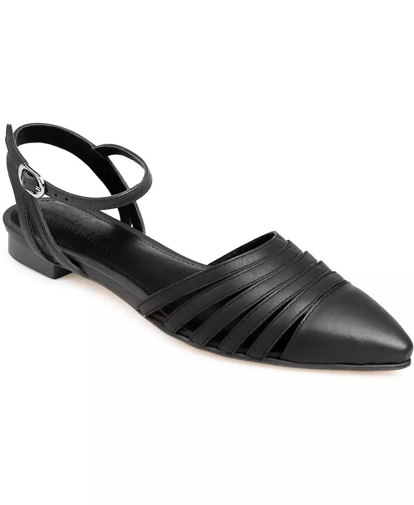 Journee Signature Women's Dexie Pointed Toe Flats 1