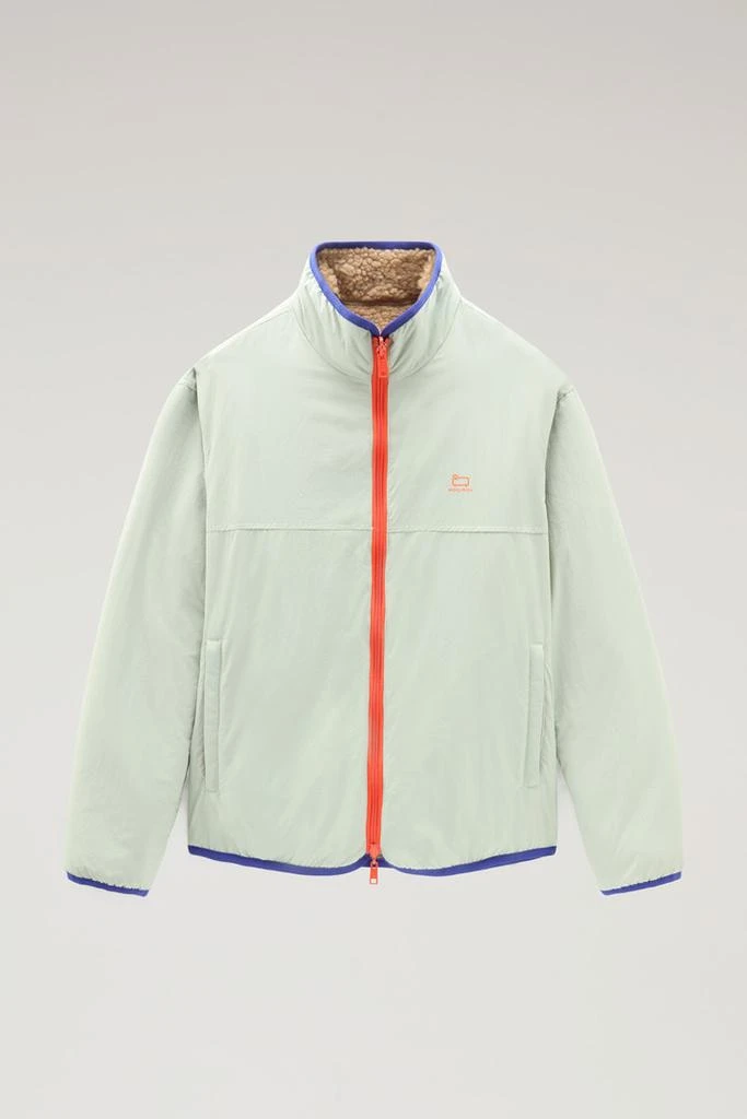 Woolrich Reversible Curly Fleece in Sherpa and Taslan nylon - Men - Beige 6