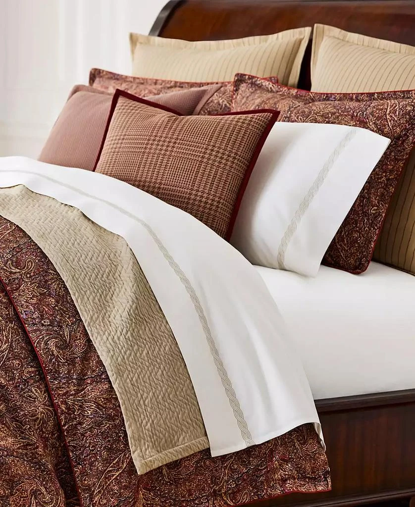 Ralph Lauren Hallie Checked Decorative Pillow, 18" x 18" 5