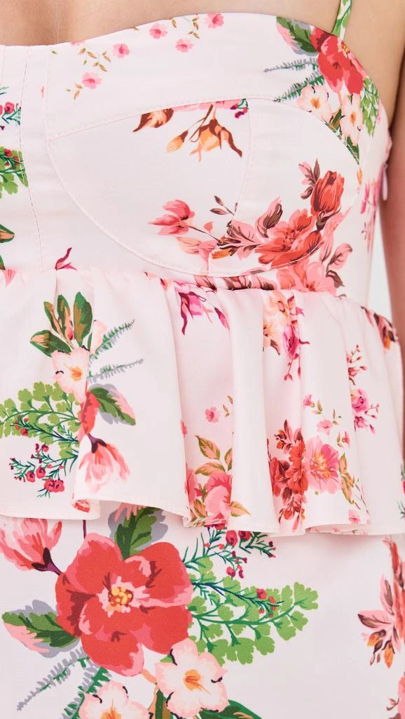 Kika Vargas Scarlet Dress Pink Rose Silk 5