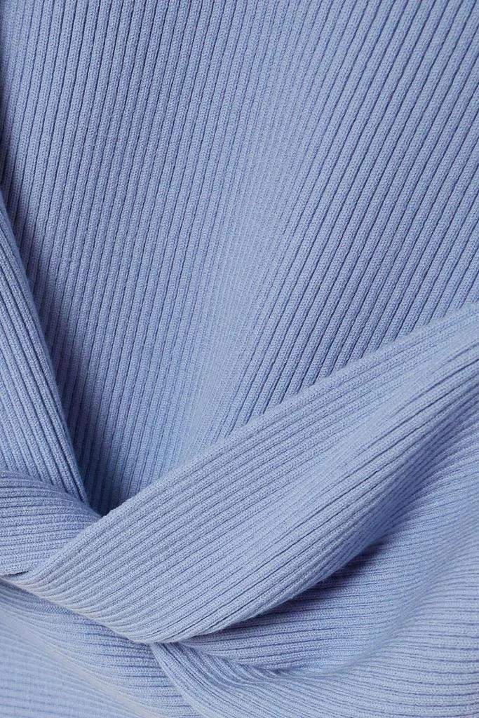 GAUGE81 Lifa cropped twisted ribbed merino wool-blend top 4