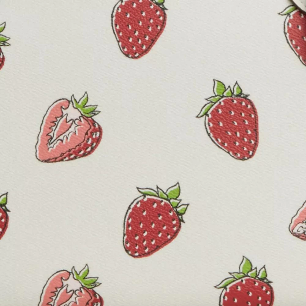 Coach Gallery Tote Bag With Strawberry Print 6