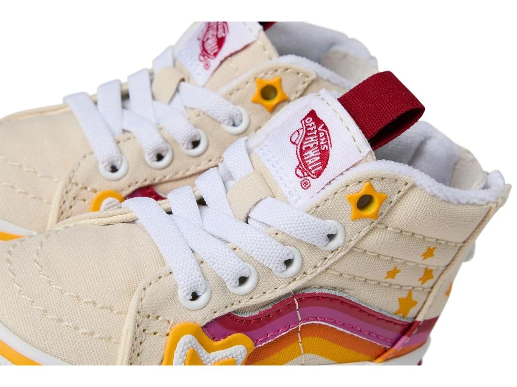Vans SK8-Hi Zip Rainbow Star (Infant/Toddler) 6