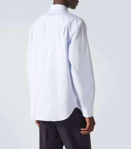 Gucci Striped cotton poplin shirt 4