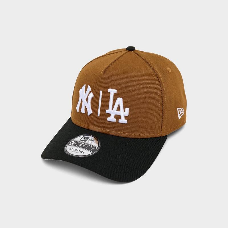 New Era New Era New York Yankees Los Angeles Dodgers MLB 9FORTY A-Frame Snapback Hat