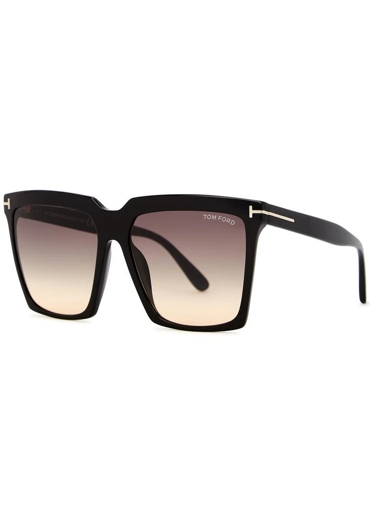 Tom Ford Sabrina black square-frame sunglasses 1