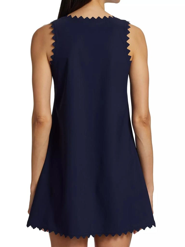 Karla Colletto Swim Ines Scalloped A-Line Dress 4