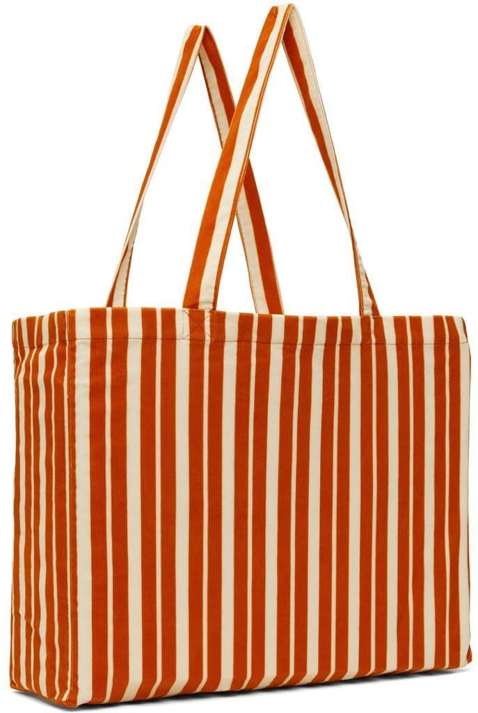 A.P.C. Orange & Off-White Tame Impala Edition Shopping Leash Tote 3