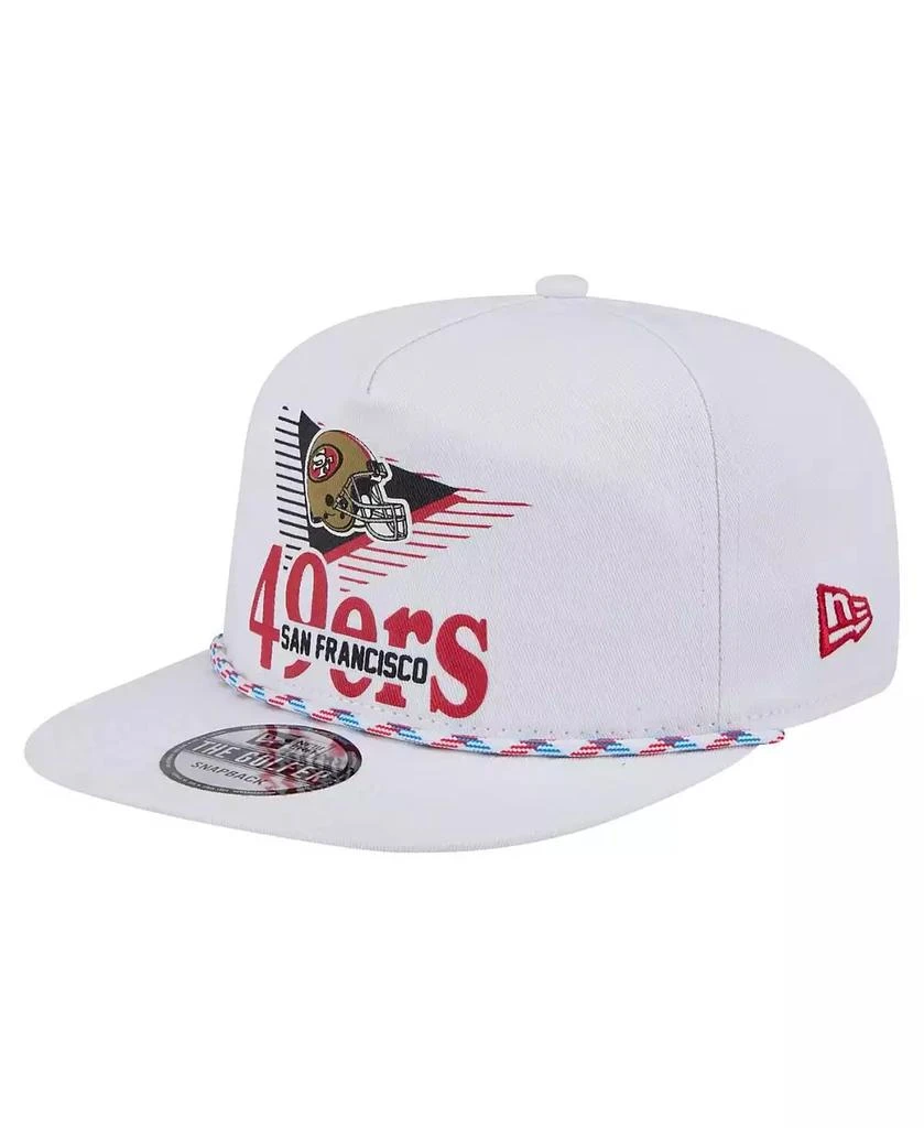 New Era Men's White San Francisco 49ers Collide Golfer Snapback Hat 1