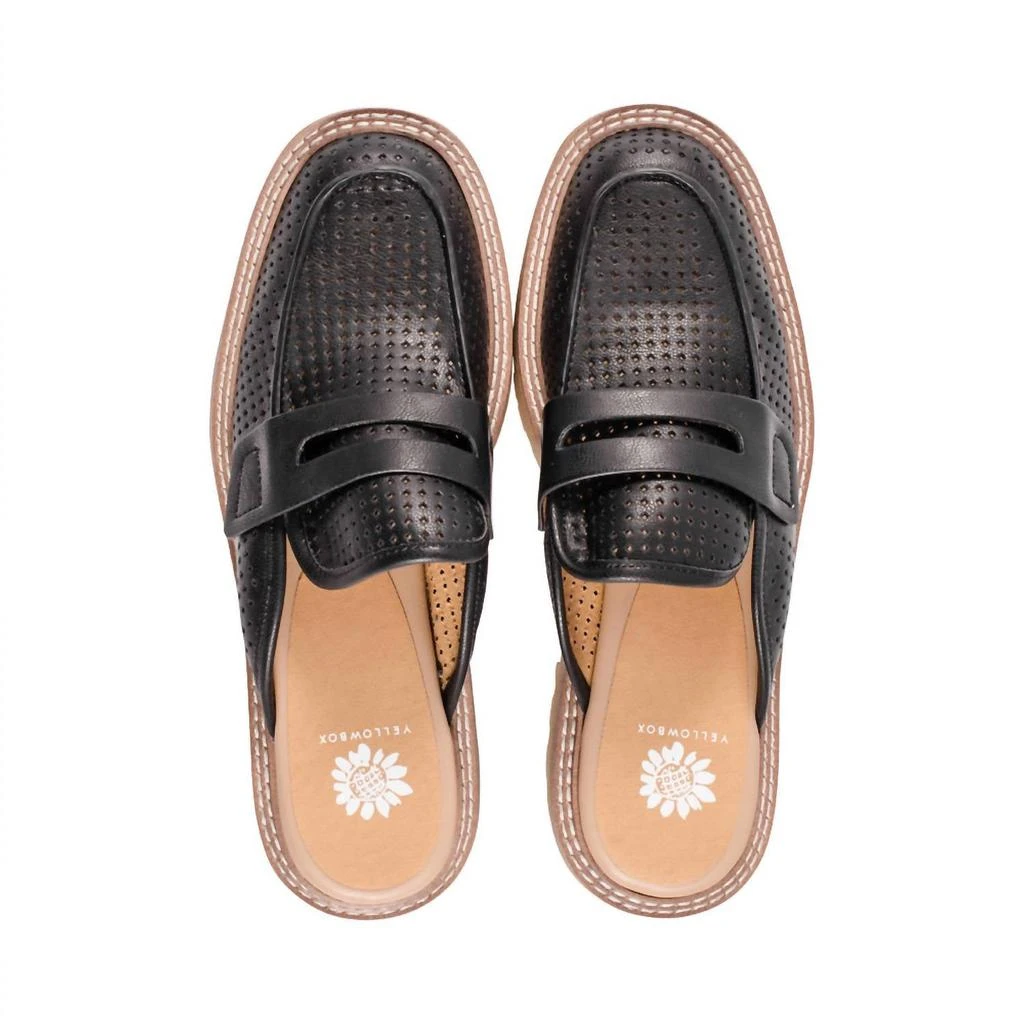 Yellow Box Women's Sherlyn Loafer Mule In Black 3