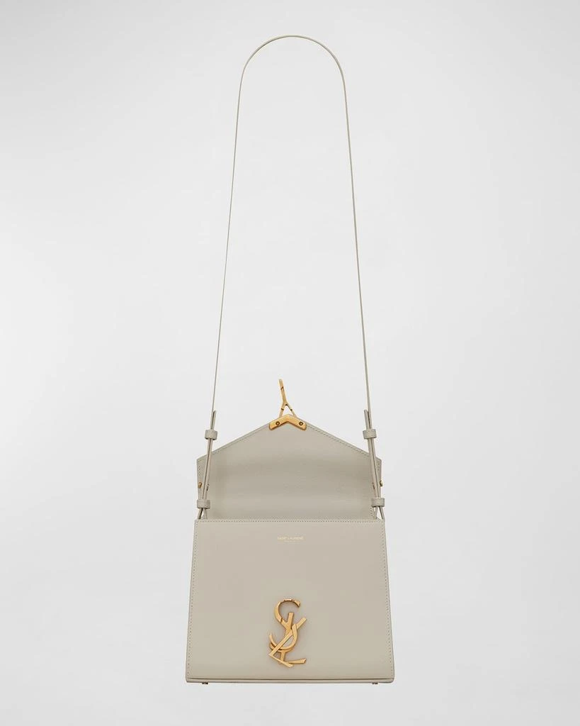 Yves Saint Laurent Cassandra Mini YSL Top Handle Crossbody Bag in Grained Leather 2