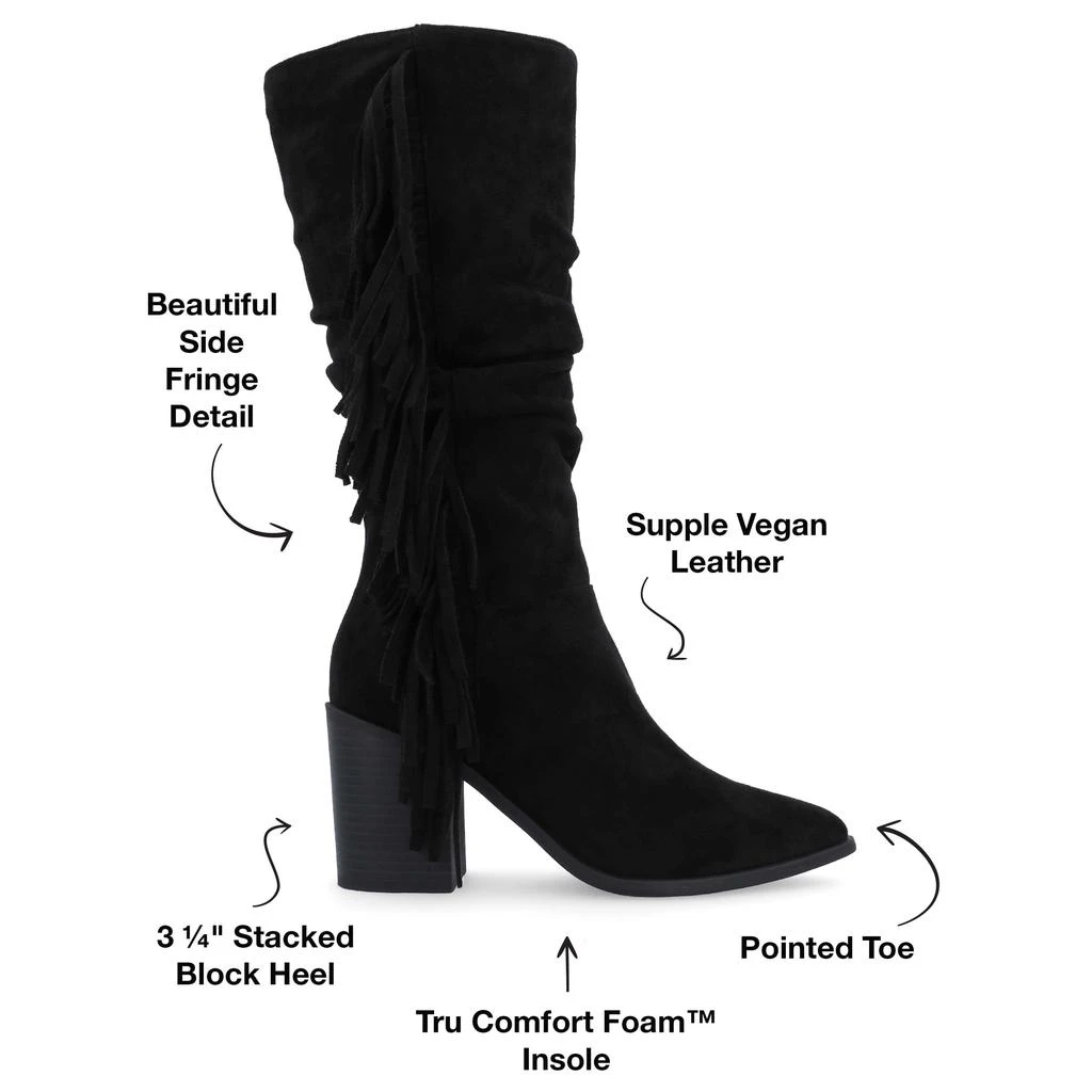 Journee Collection Collection Women's Tru Comfort Foam Hartly Wide Calf Boot 5