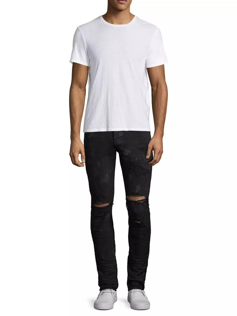 Purple Brand Stretch Destroyed Slim-Fit Jeans 2