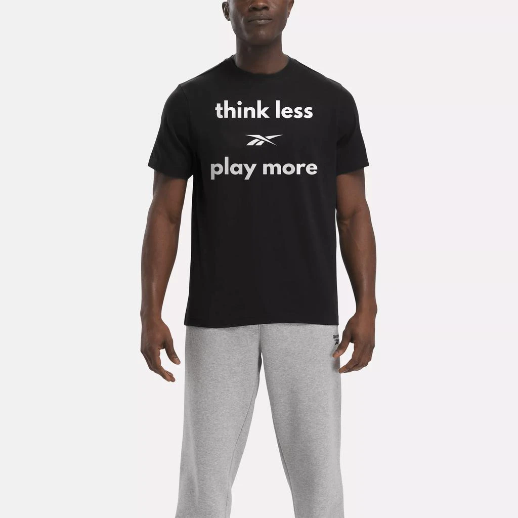 Reebok Think Less Play More T-Shirt 1