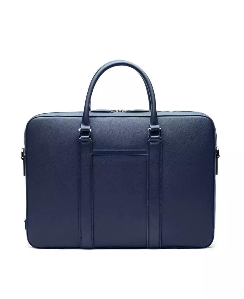 MAVERICK & CO. Men's Manhattan Monochrome Leather Briefcase