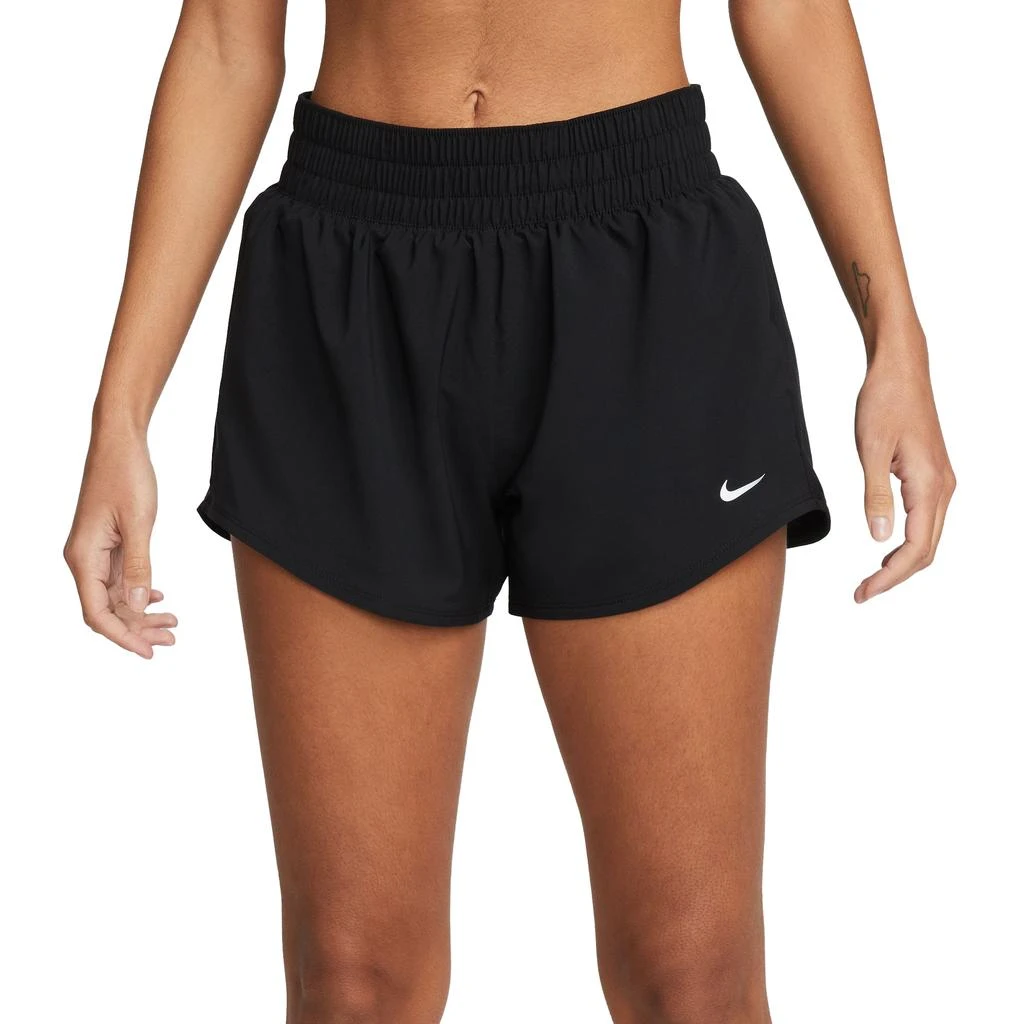 NIKE Nike One Dri-FIT Mid-Rise 3" Brief-Lined Shorts - Women's