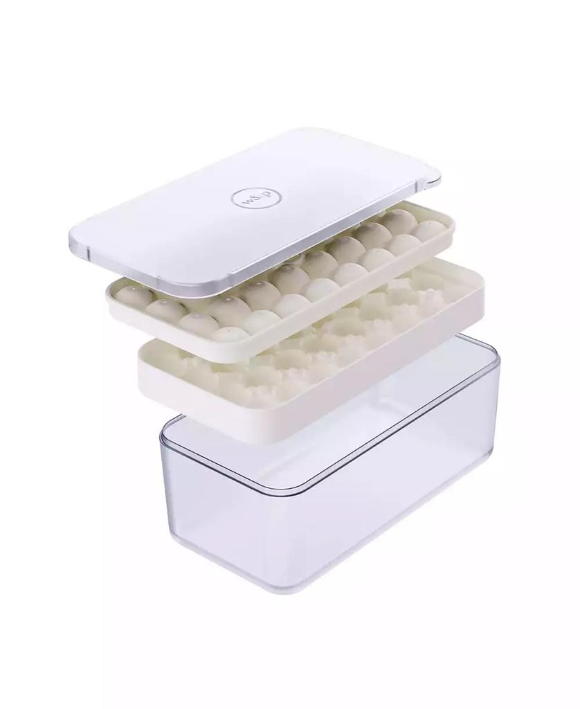 W&P w&p Set of 4 Polypropylene and Silicone Ice Ball Box