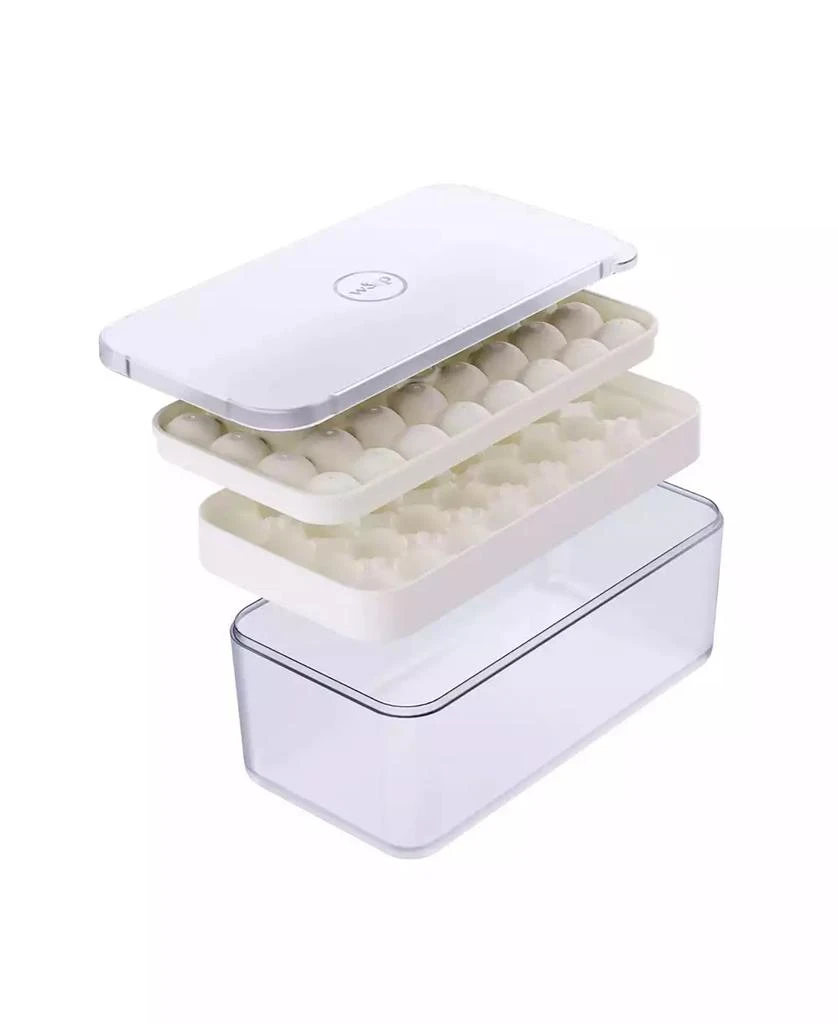 W&P w&p Set of 4 Polypropylene and Silicone Ice Ball Box 2
