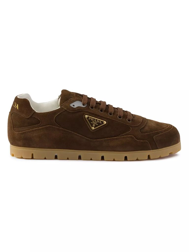 Prada Trail Faded Suede Sneakers 1