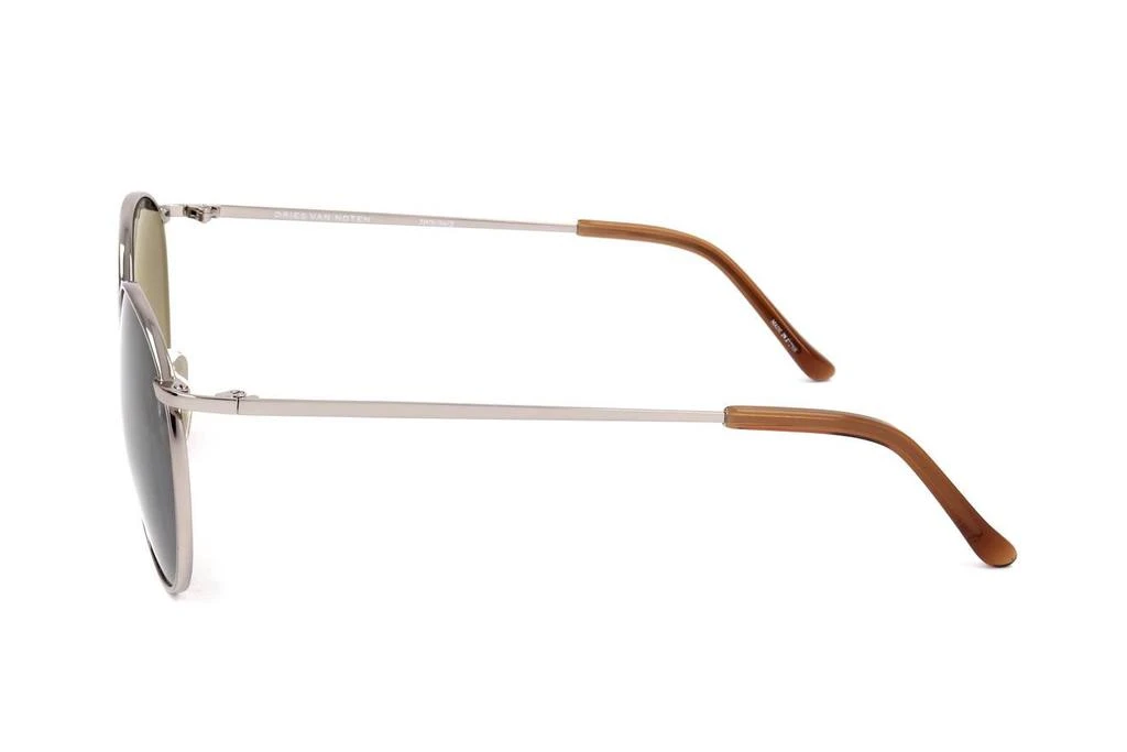 Linda Farrow Linda Farrow X Dries Van Noten Oval Frame Sunglasses 3