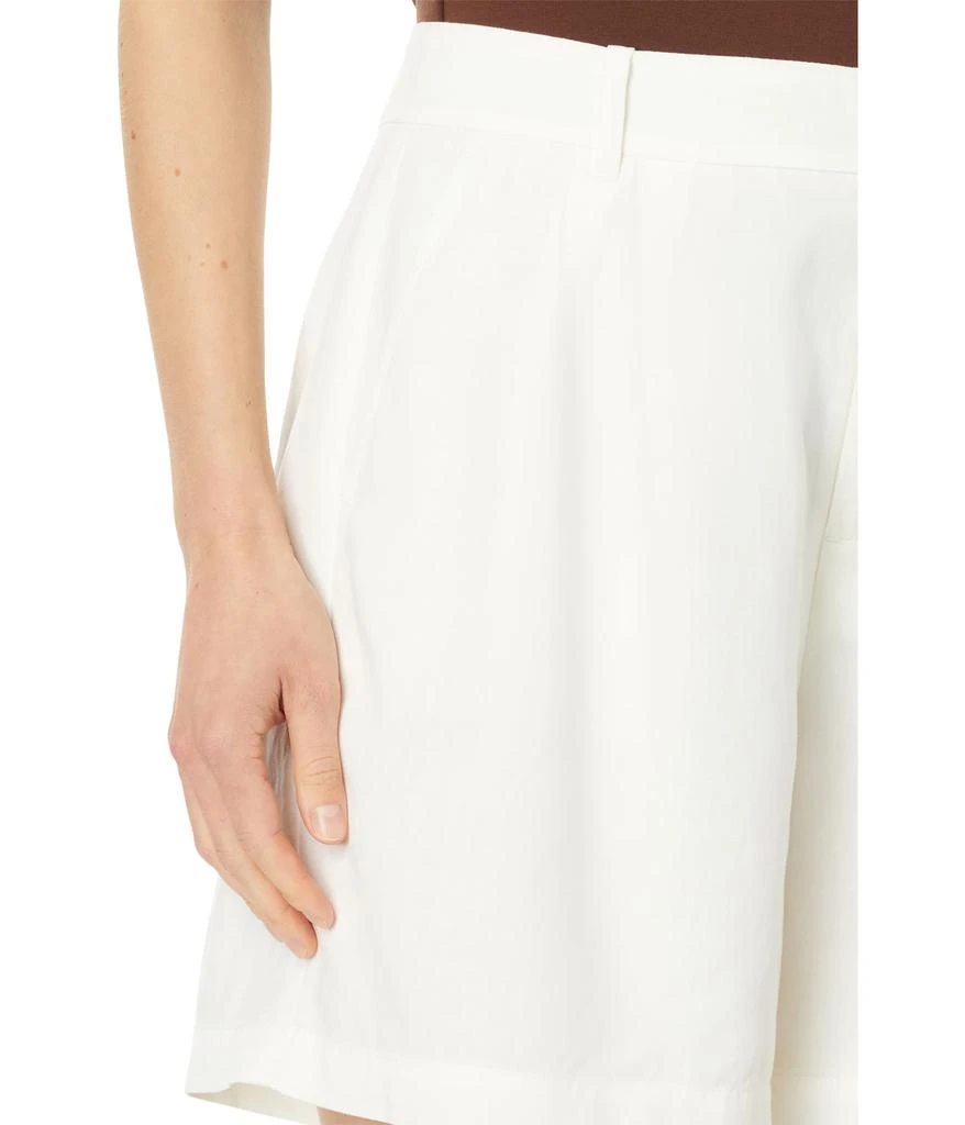AG Jeans Sora High Rise Linen Pleated Shorts 3