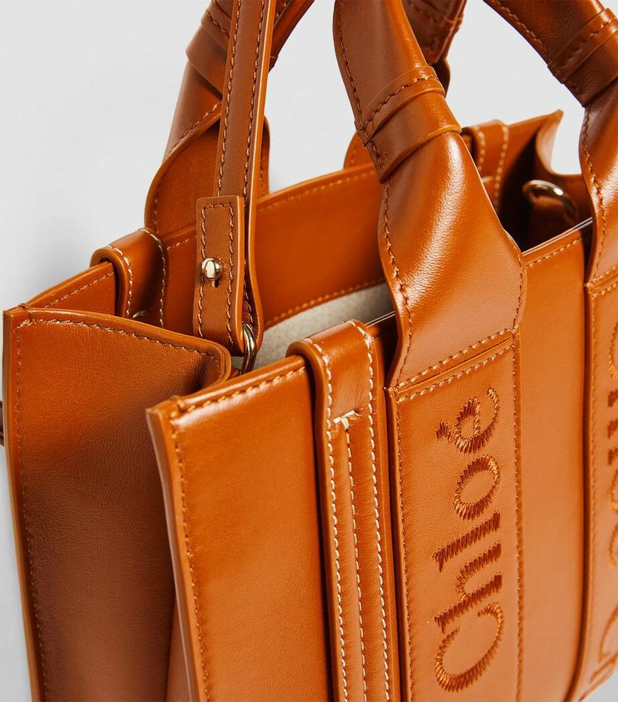 Chloé Small Leather Woody Tote Bag 6