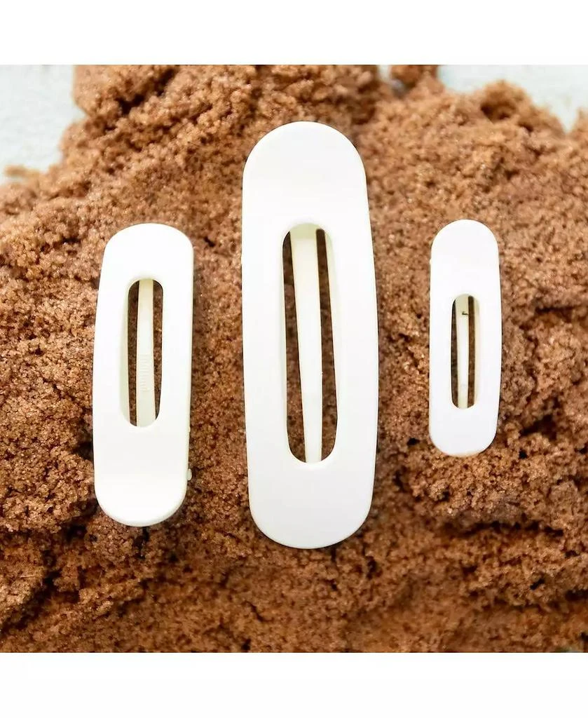 Headbands of Hope Mixed Size Flat Lay Clip Set - Cream 7