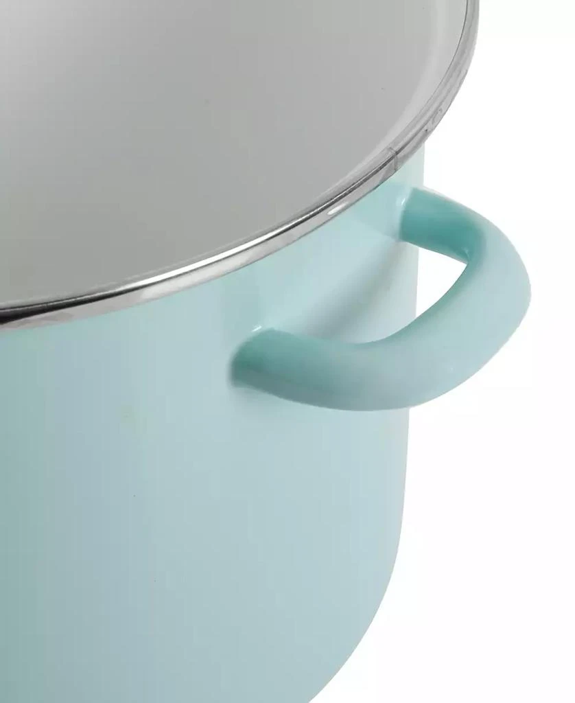Martha Stewart Thayer Enamel On Steel 8 Quart Stock Pot with Steamer 5