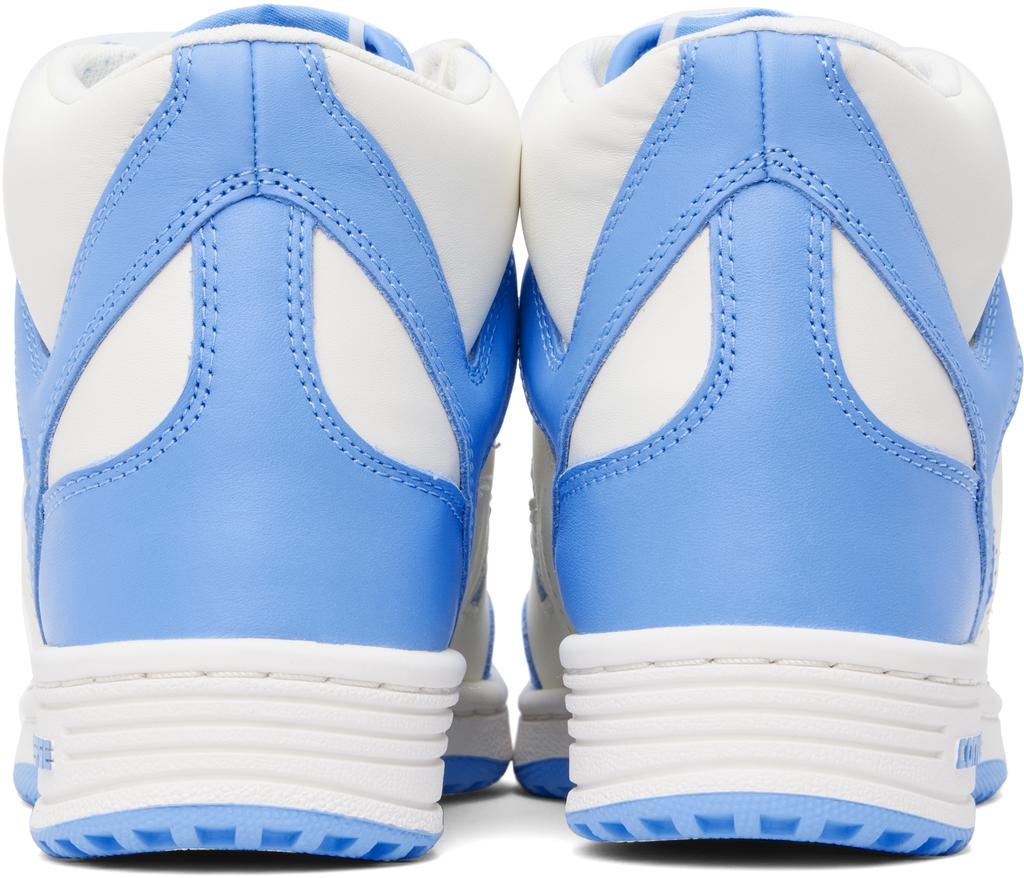 Converse Blue & Off-White Weapon Mid Top Sneakers