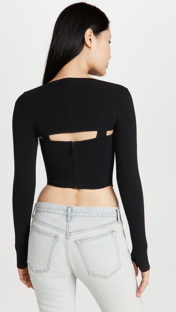 Dion Lee Pointelle Corset Top