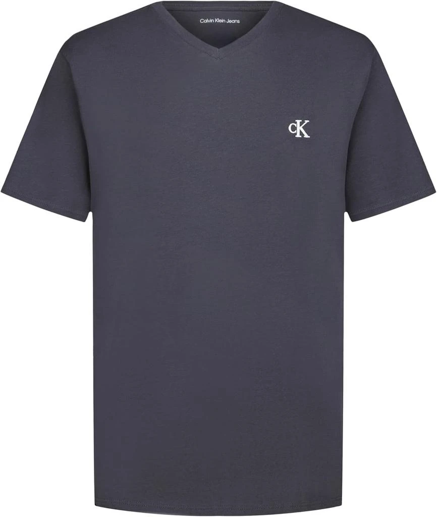 Calvin Klein Calvin Klein Boys' Short Sleeve Solid V-Neck T-Shirt, Soft, Comfortable, Relaxed Fit