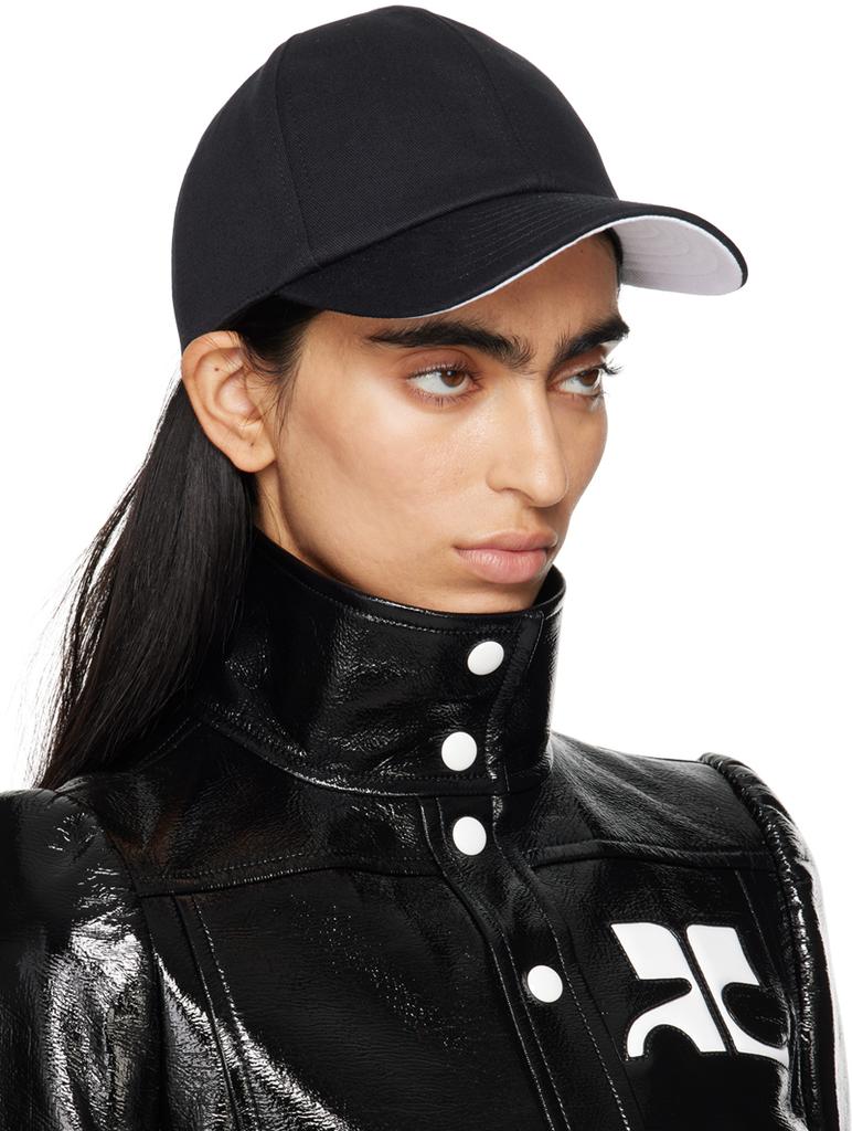 ハット Signature Cap - Courreges - Cotton - Black SIGNATURE AC COTTON CAP - courrèges