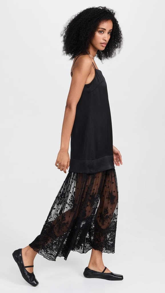 Sea Noa Satin Slip Dress with Lace Skirt 3