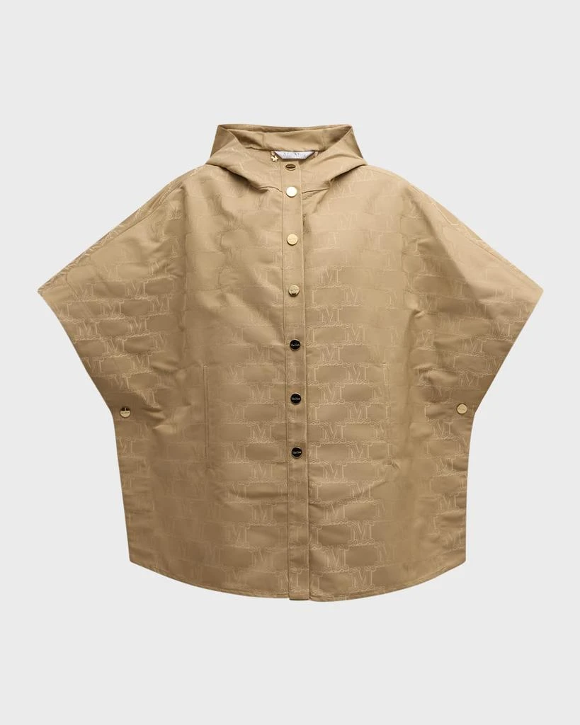 Max Mara Monogram Hooded Cape 1