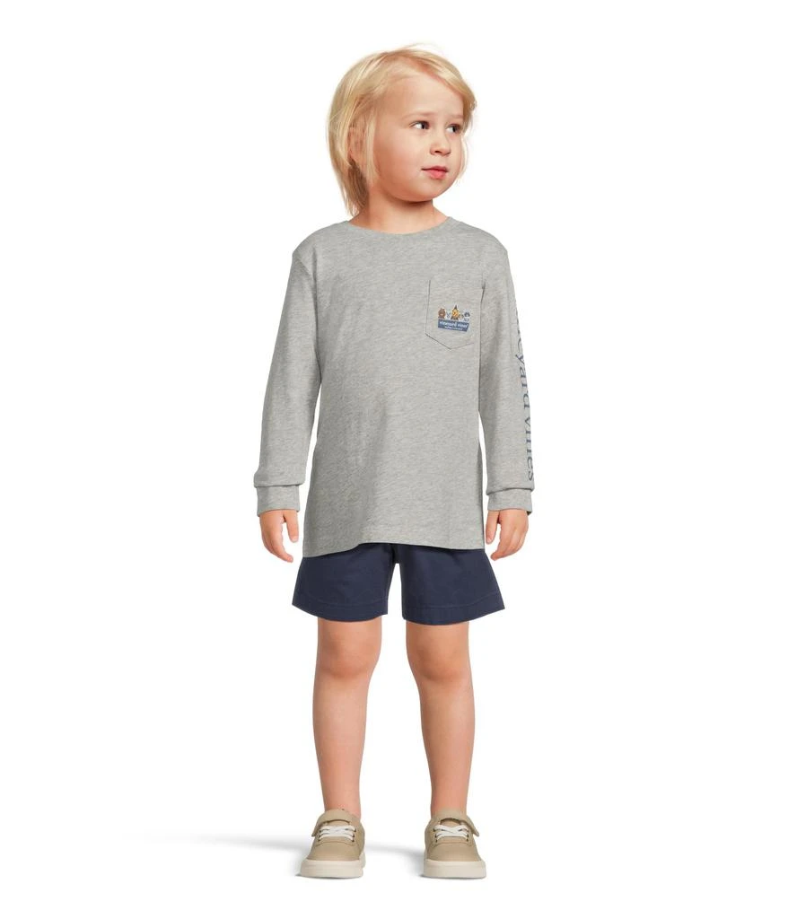 Vineyard Vines Halloween Pups Long Sleeve Tee (Toddler/Little Kid/Big Kid) 4