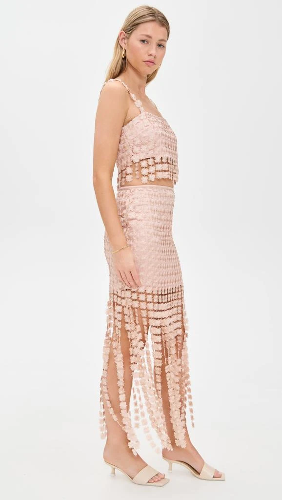 SAYLOR Elie Fringe Skirt Set 3
