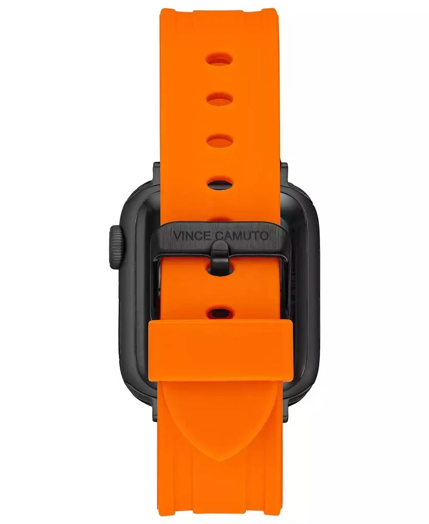 Vince Camuto Men's Orange Premium Silicone Band Compatible with 42