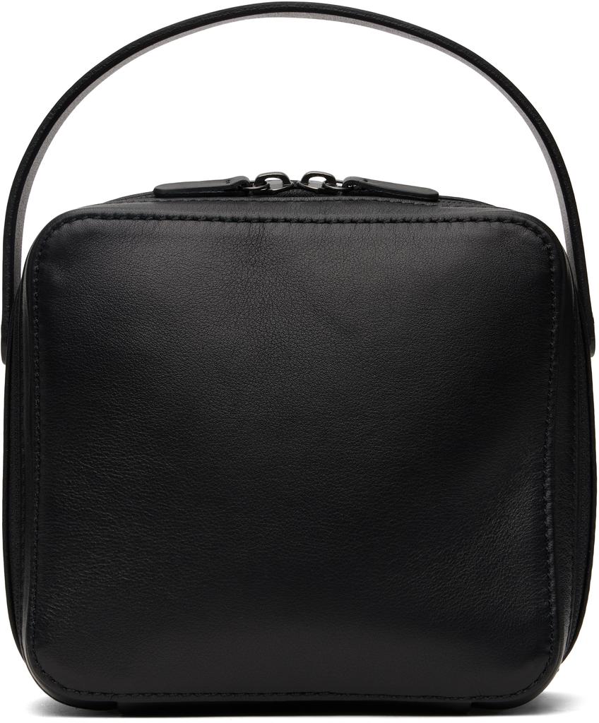 AURALEE Black Leather Small Travel Case