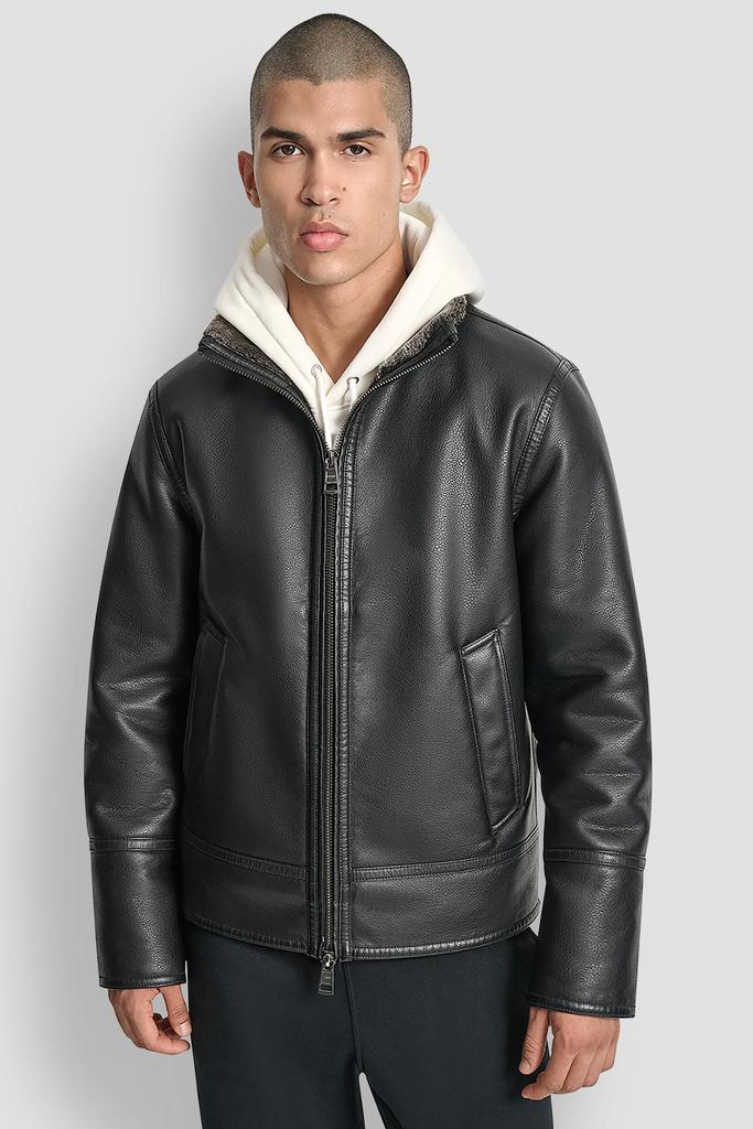 Shop Men's Zip-Front Hooded Logo Jacket on Sale at BeyondStyle