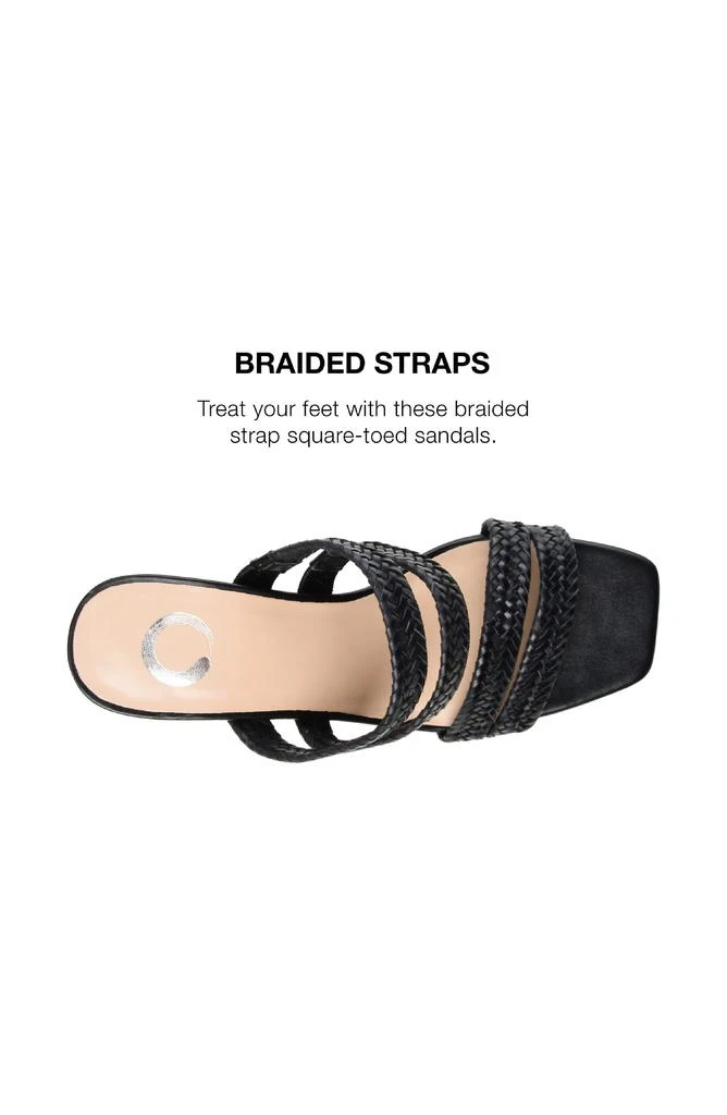 Journee Collection JOURNEE Natia Strappy Block Heel Sandal 10