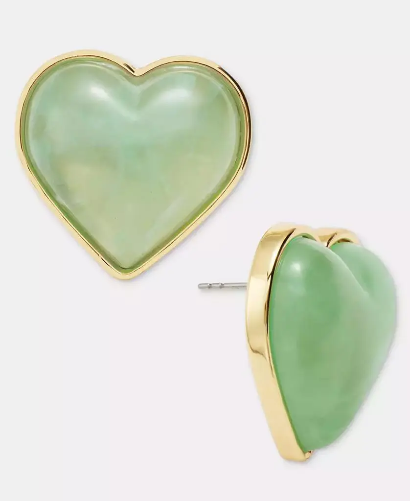 On 34th Heart Button Earrings, Macy's Exclusive