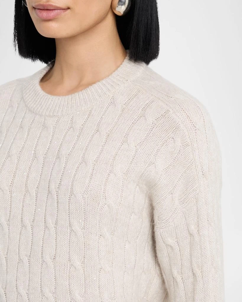 Arch4 Clover Mews Cashmere Cable-Knit Sweater 4