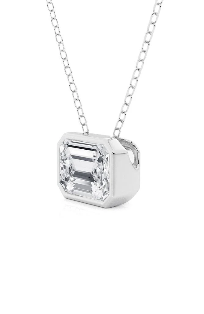 Badgley Mischka Emerald Cut Lab Created Diamond Necklace - 0.75ctw 4