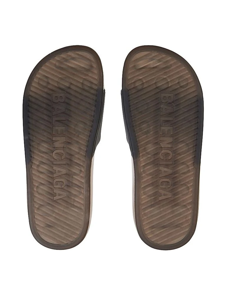 Balenciaga Pool Transparent Slide Sandals 7