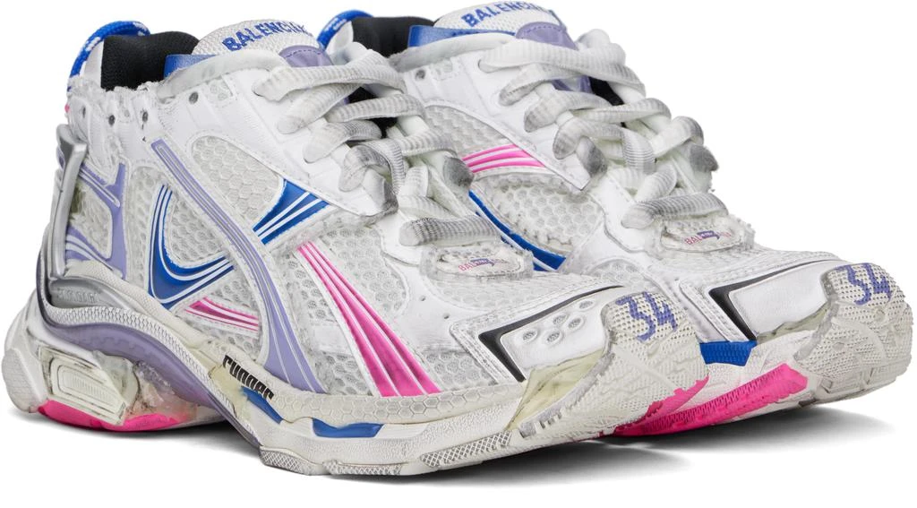 Balenciaga White Runner Sneakers 4