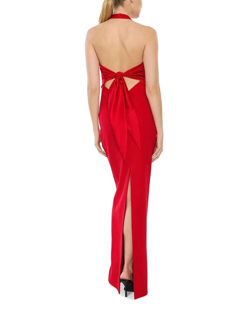 Likely Francessca Halter Neck Open Back Gown 2
