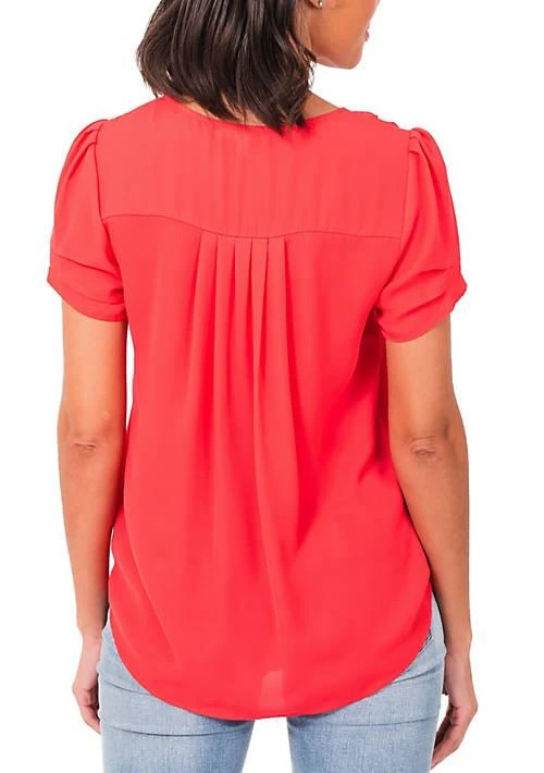 DR2 by Daniel Rainn By Daniel Rainn Ruched Short Sleeve Top 3